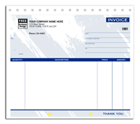 General Invoices, Invoices, Colors, Unlined, Small