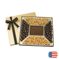 Personalized Chocolates & Candies, Chocolate Covered Almonds & Cashews w/ Milk Chocolate