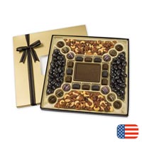 Personalized Chocolates & Candies, Premium Confection Assortment w/Truffles -36oz Milk Choc