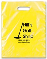 Plastic Bags, Reinforced Handle Bag (Medium) - 1 Color