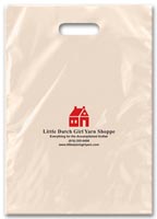 Plastic Bags, Reinforced Handle Bag (Small) - 2 Color