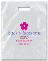 Plastic Bags, Reinforced Handle Bag (Large) - 2 Color