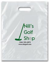 Plastic Bags, Reinforced Handle Bag (XL) - 2 Color