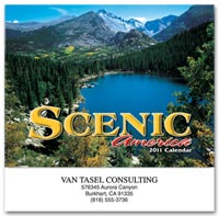 2009 Promotional Calendars, Scenic America Wall Calendar