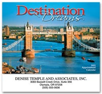 2009 Promotional Calendars, Destination Dreams Wall Calendar