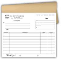 General Invoices, Invoices, Classic, Booked, Lined, Small