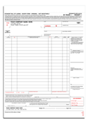 Bills of Lading, Bills of Lading, Large, w/Carbons