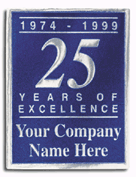 Anniversary Labels, FOSSLER, Anniversary Seals, Silver , 1 1/2
