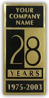 Anniversary Labels, Fossler, Anniversary Seals, Gold Foil, 1 1/4