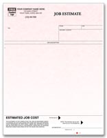 Other, Laser Job Estimate Parchment