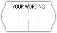Pricing Labels, METO 1-Line Pricing Labels, Roll, White