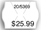Pricing Labels, METO 2-Line Pricing Labels, Roll, White