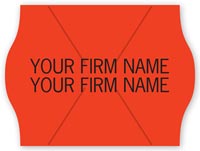 Pricing Labels, METO 2-Line Pricing Labels, Roll, Neon Red