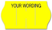 Pricing Labels, METO 1-Line Pricing Labels, Roll, Yellow