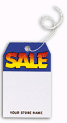 Sale Tags, Tags, Sale, Blue & Yellow, Small
