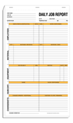 Contractor- Other Forms, Daily Job Reports