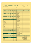 Landscaping Forms, Landscaping Estimates