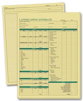 Landscape+estimate+forms