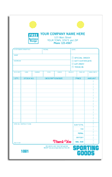 Retailers - Sporting Goods, Sporting Goods Register Forms,