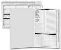Real Estate Folders, Real Estate Folder, Right Panel List, Legal Size, Gray