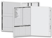 Real Estate Folders, Real Estate Folder, Left Panel List, Legal Size, Gray