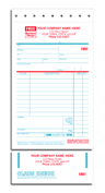 Service & Repair Forms, Service Orders, w/Claim Check, w/Carbons