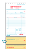 Service & Repair Forms, Service Orders, Carbon, Claim Check, Small Format