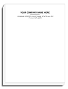 Memo Pads, Personalized Notepads, Letterhead Format, Small