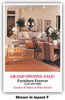Full Color - Pre-Formatted Layouts, Full Color Post Card with Framed Image