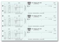 3-To-A-Page Checks, 3-On-A-Page Payroll Check Works With Window Envelope