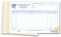 Sales Books, Classic, Horizontal Sales Books,