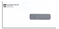 One Window Envelopes, Single Window Confidential Claim Form Envelope