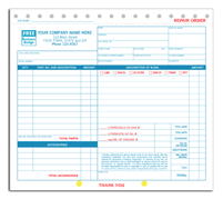 Automotive Service & Repair, Repair Orders, Garage, Carbon, Small Format