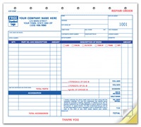 Automotive Service & Repair, Repair Orders, Garage, Carbon, Small Format