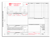 Service & Repair Forms, Small Engine Repair Orders, Motorcycle, w/Carbons