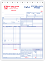 Plumbing Heating Electrical, Service Orders, HVAC, Large Format