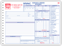 Plumbing Heating Electrical, HVAC Service Orders, Side-Stub