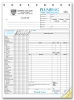 Plumbing Heating Electrical, Plumbing Invoice - Invoice with Checklist