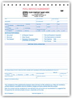 Service Orders, Pool Service Agreements
