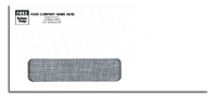 One Window Envelopes, No. 10 Envelopes, Single Window, Security Tint, Self Seal