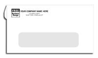 One Window Envelopes, #6 3/4 Single Window Envelope
