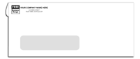 One Window Envelopes, No. 10 Envelope, Single Window