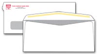 Standard Envelopes, #10 Single Window Confidential Envelope Two Ink Color