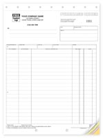 Purchase Order Forms,  Purchase Orders, Classic Design, Large Format