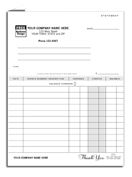 Statements, Statements, One-Write
