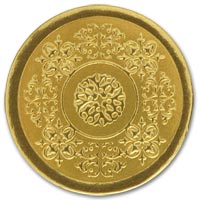 Holiday Envelope Seals, Holiday Card Seals Gold