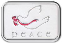 Holiday Envelope Seals, Holiday Card Seals Peace Dove