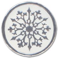 Holiday Envelope Seals, Holiday Card Seals Snowflake Silver