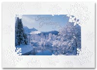 Snow Scenes and Warm Weather Greeting Cards, Holiday Cards Winter Vista