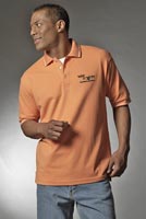 Polo Shirts, Piped 60/40 Pique Polos, Men's Short Sleeve, Embroidered